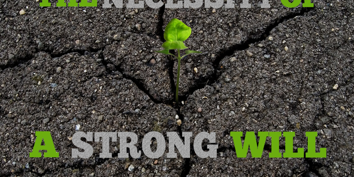 The Necessity of a Strong Will