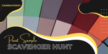 Paint Sample Scavenger Hunt